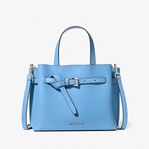 Michael Kors Emilia Small Pebbled Leather Satchel
